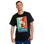 Productafbeelding Looney Tunes - Bugs Bunny Nope Poster T-Shirt Zwart