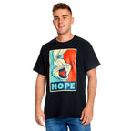 Productafbeelding Looney Tunes - Bugs Bunny Nope Poster T-Shirt Zwart