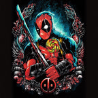 Productafbeelding Deadpool - Lollipop T-shirt Zwart