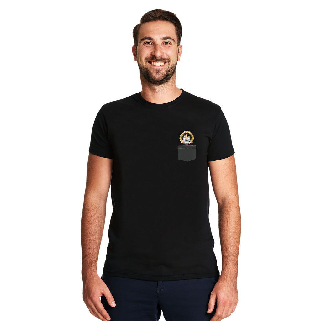 Productafbeelding One Piece - Pocket Luffy T-Shirt zwart