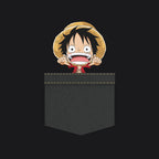 Productafbeelding One Piece - Pocket Luffy T-Shirt zwart