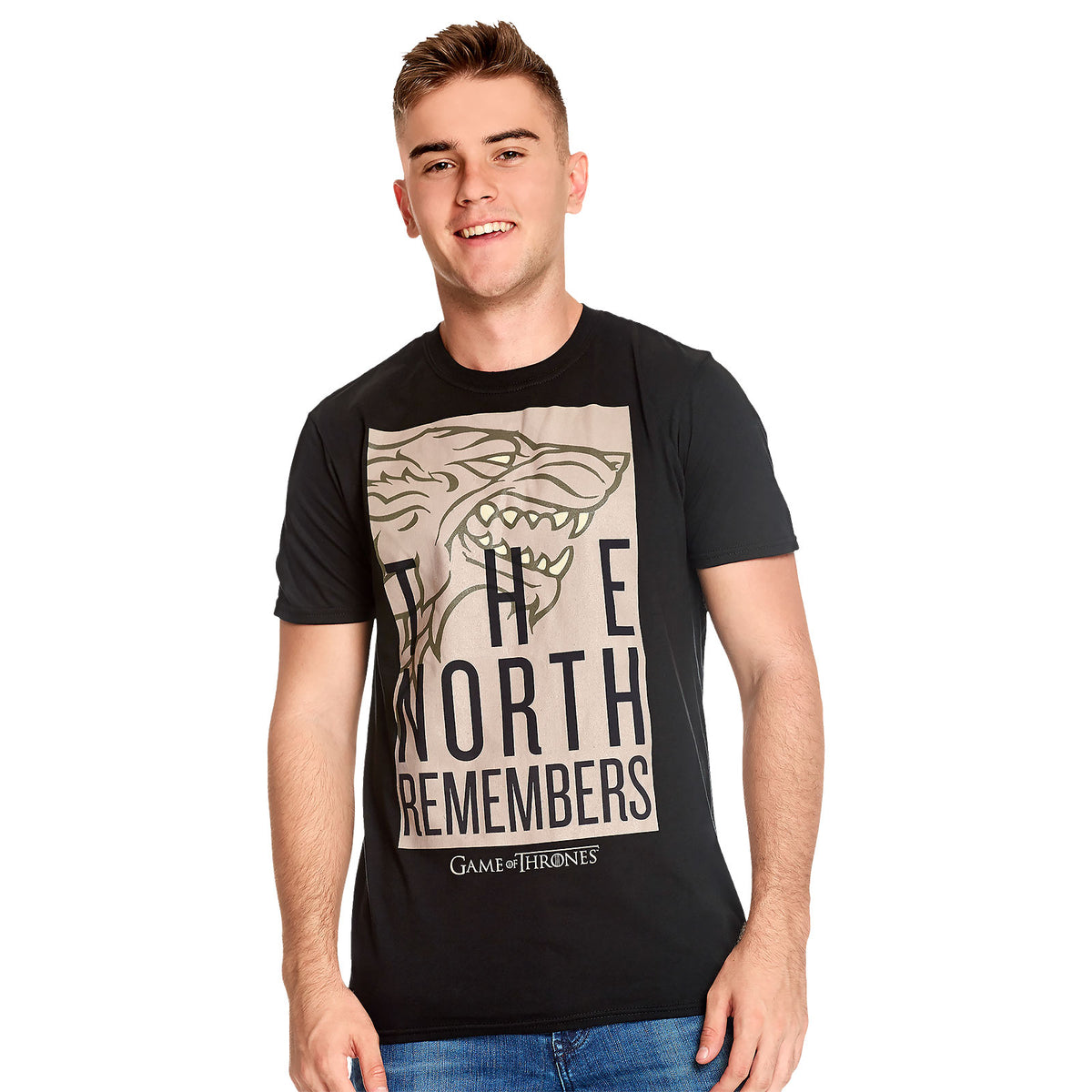 Productafbeelding Game of Thrones - The North Remembers Stark T-shirt zwart