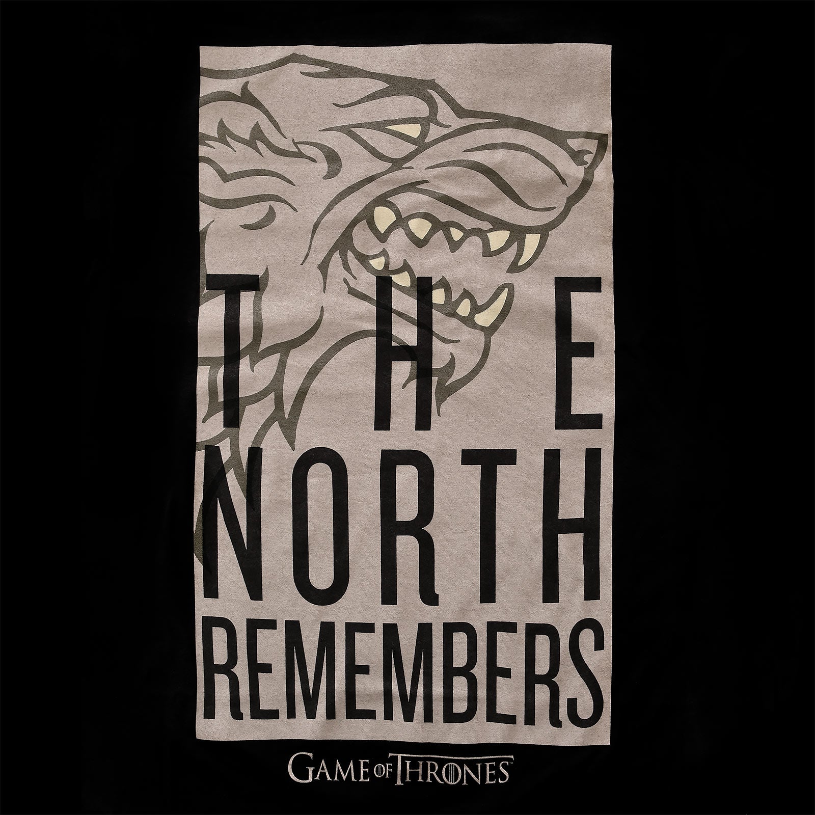 Productafbeelding Game of Thrones - The North Remembers Stark T-shirt zwart