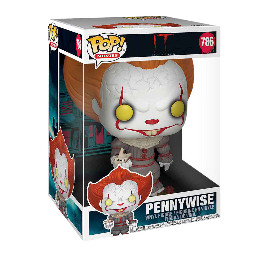 Productafbeelding Stephen King's IT - Pennywise met boot Funko Pop figuur 25 cm