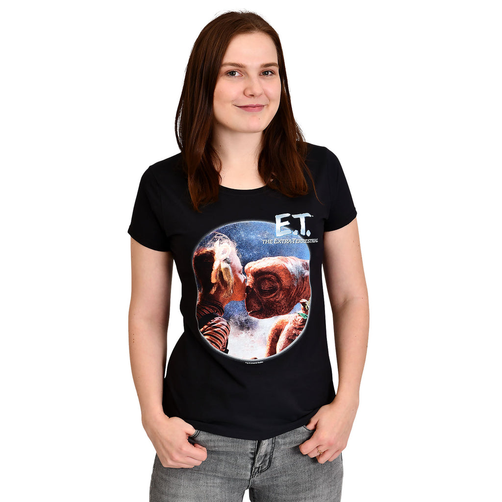Productafbeelding E.T. en Gertie Dames T-Shirt Zwart