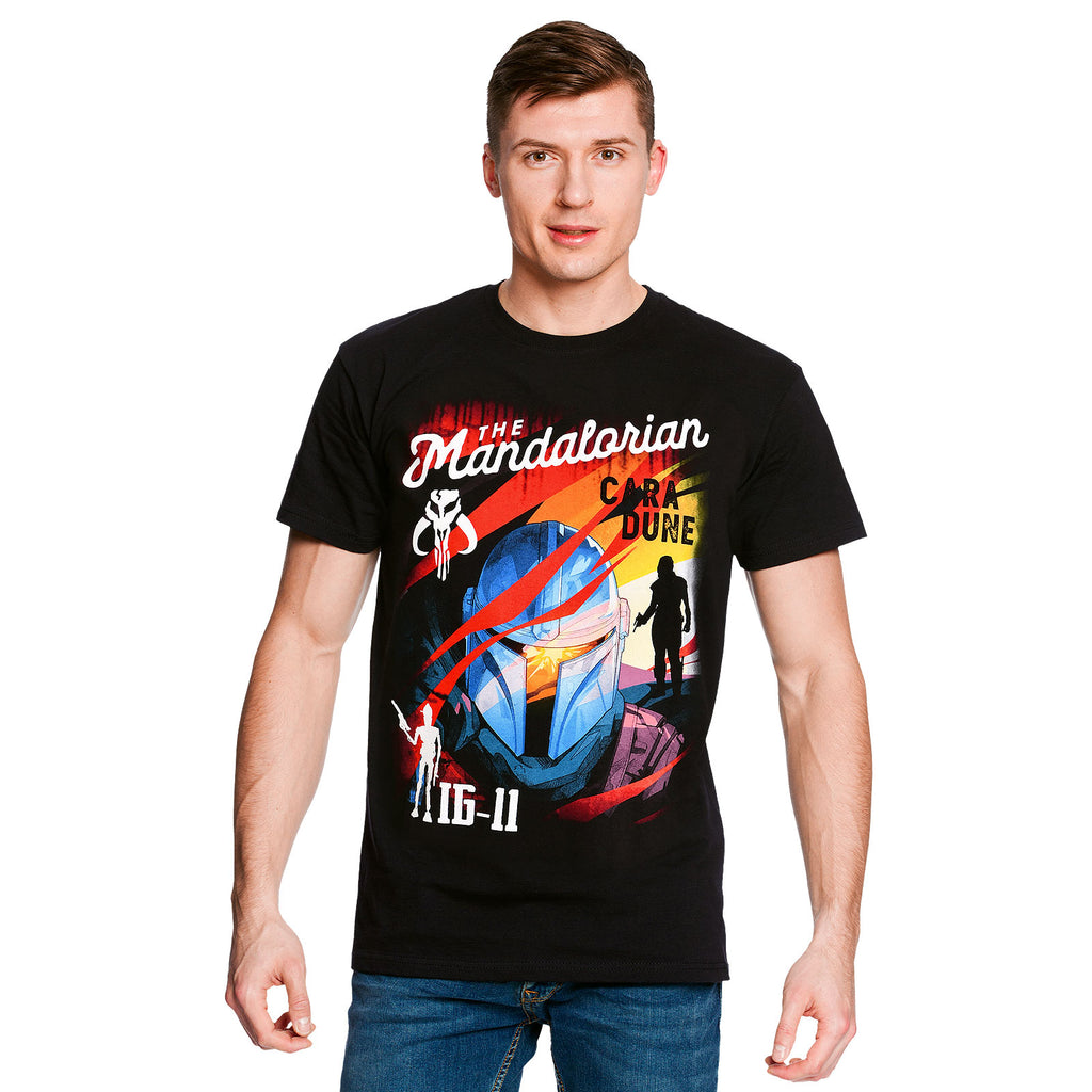 Productafbeelding Het Mandalorian Hunters T-Shirt zwart - Star Wars