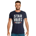 Productafbeelding Star Wars van 1977 Distressed T-shirt blauw