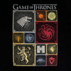 Productafbeelding Game of Thrones - Huizen Wapens T-shirt zwart