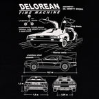 Productafbeelding Terug naar de Toekomst - DeLorean T-shirt zwart