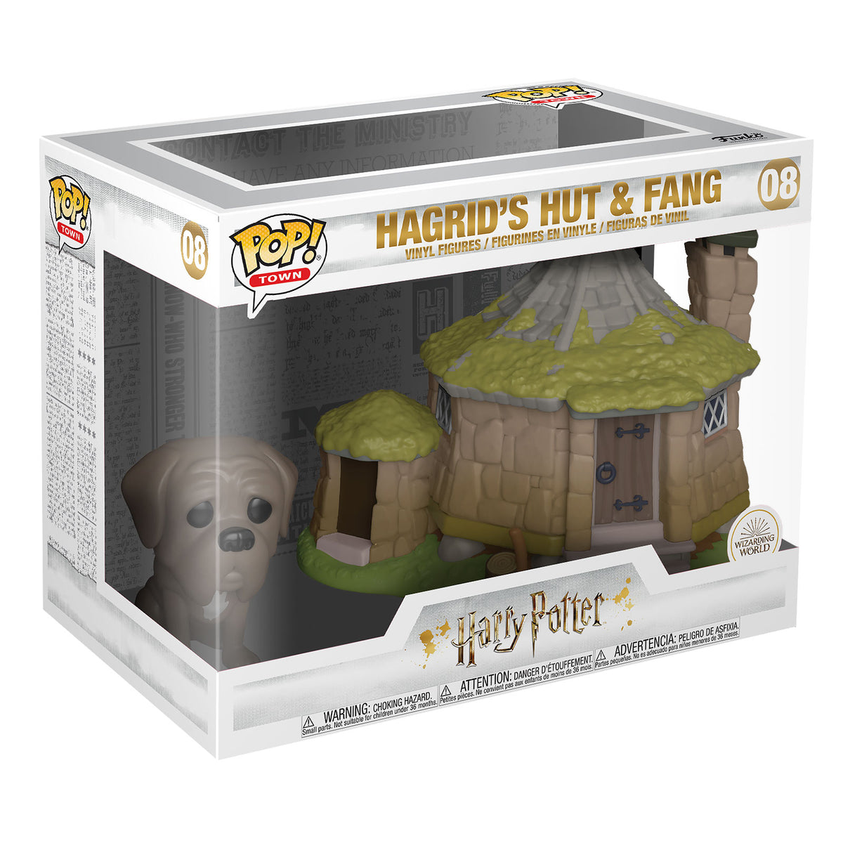 Productafbeelding Harry Potter - Hagrids Hut met Fang Funko Pop Figurine Set