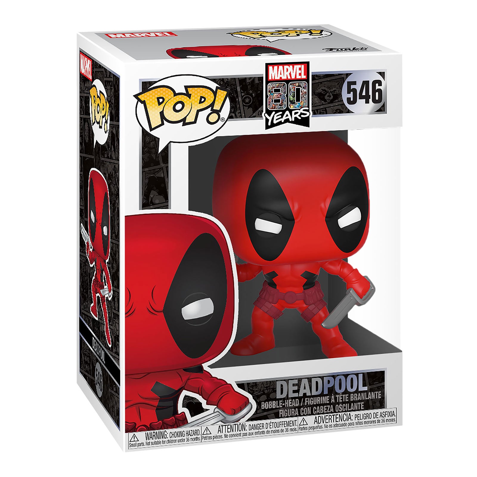 Productafbeelding Deadpool - Marvel 80 Years Funko Pop Bobblehead Figuur