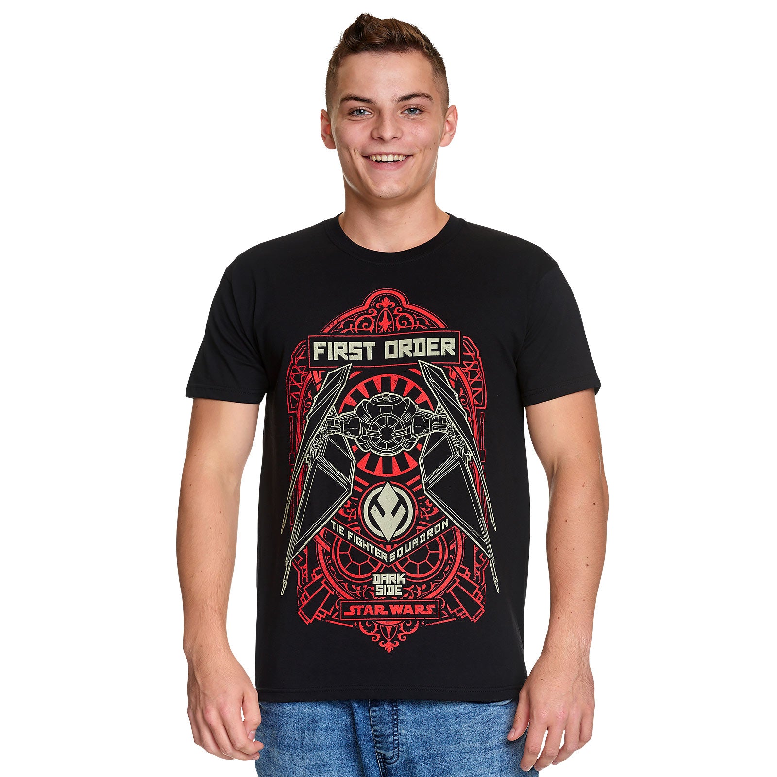 Productafbeelding Star Wars - Tie Fighter Squadron T-Shirt Zwart