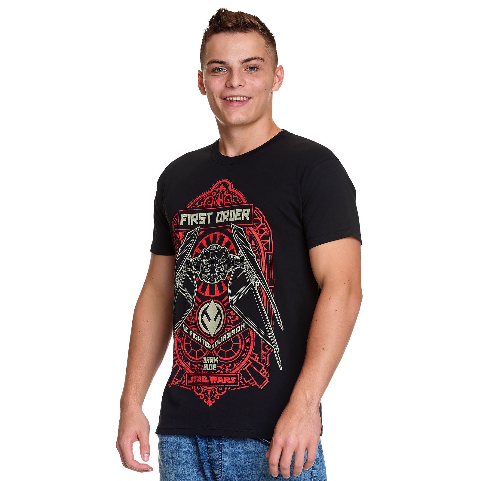 Productafbeelding Star Wars - Tie Fighter Squadron T-Shirt Zwart