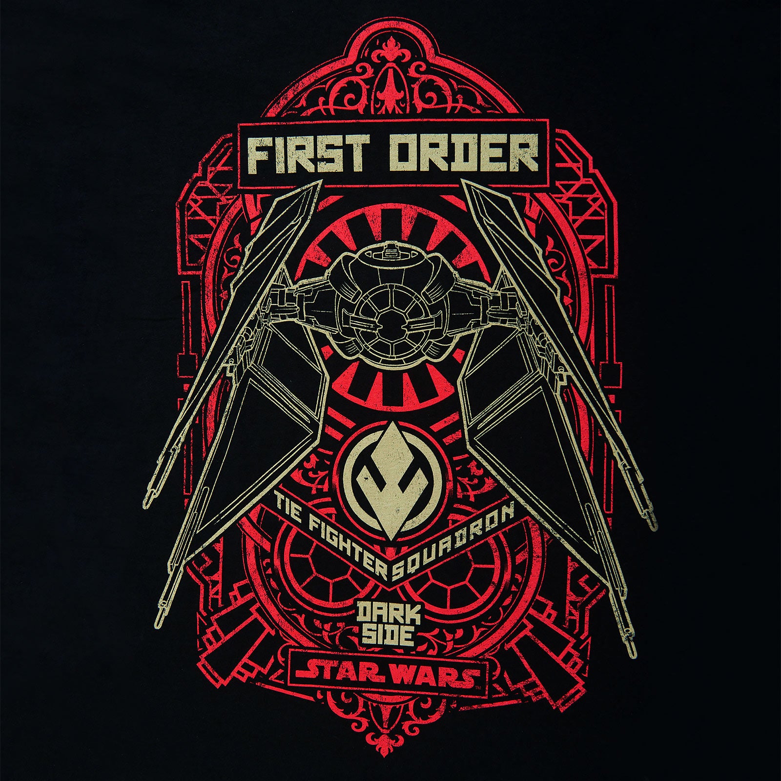 Productafbeelding Star Wars - Tie Fighter Squadron T-Shirt Zwart
