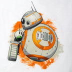 Productafbeelding Star Wars - Rolling Droids Dames T-Shirt Wit
