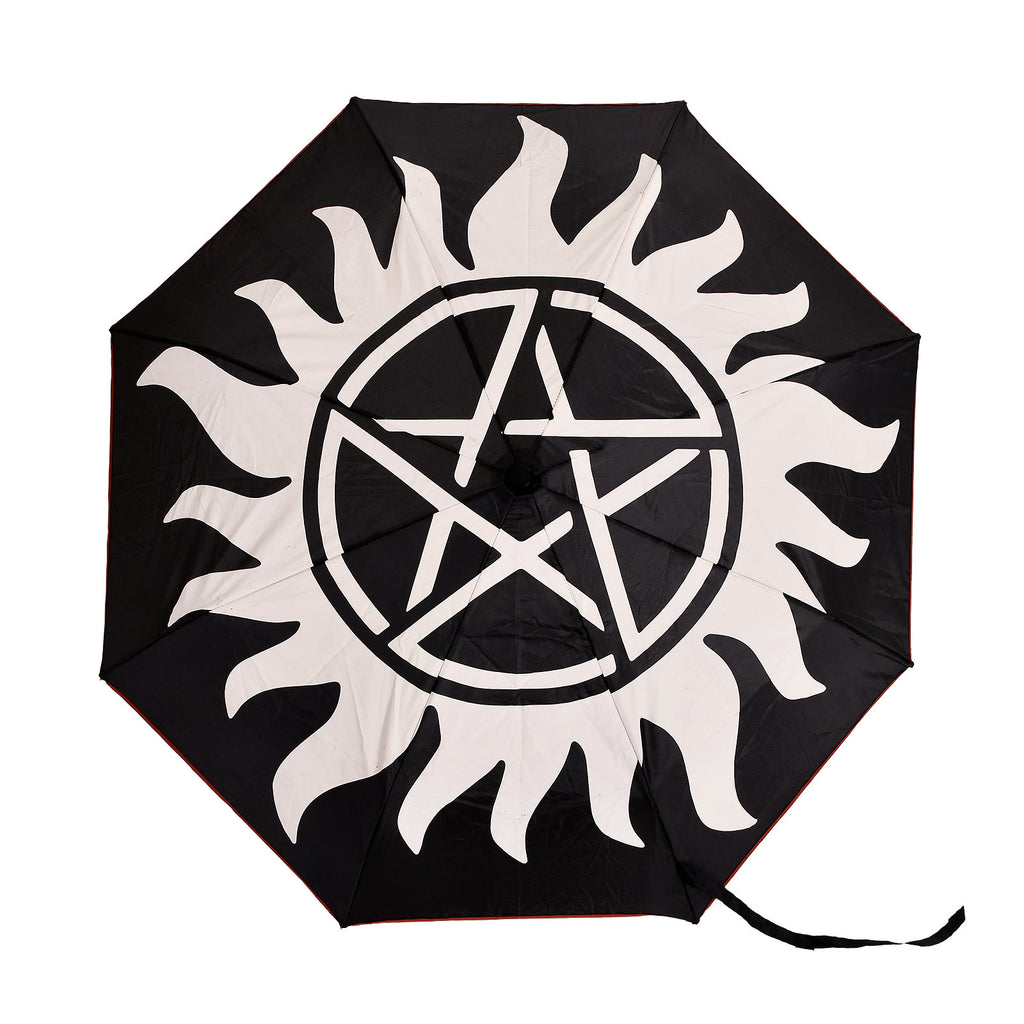 Productafbeelding Supernatural - Anti Bezit Symbool Paraplu met Aqua Effect