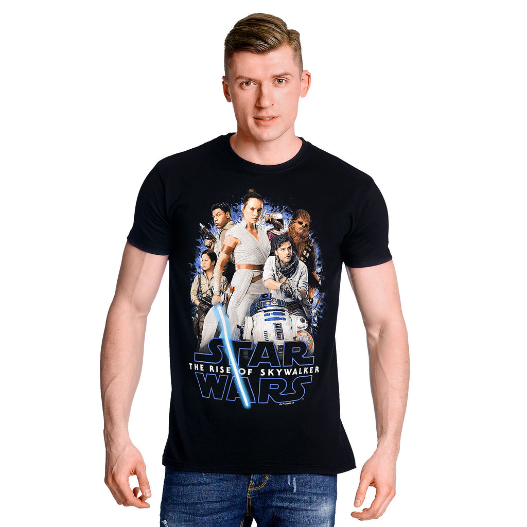 Productafbeelding Star Wars - The Rise of Skywalker Collage T-Shirt zwart