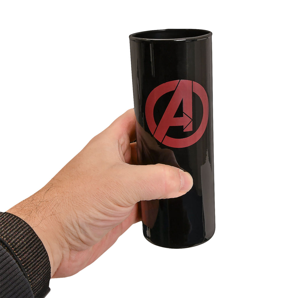 Productafbeelding Avengers Logo Glas zwart