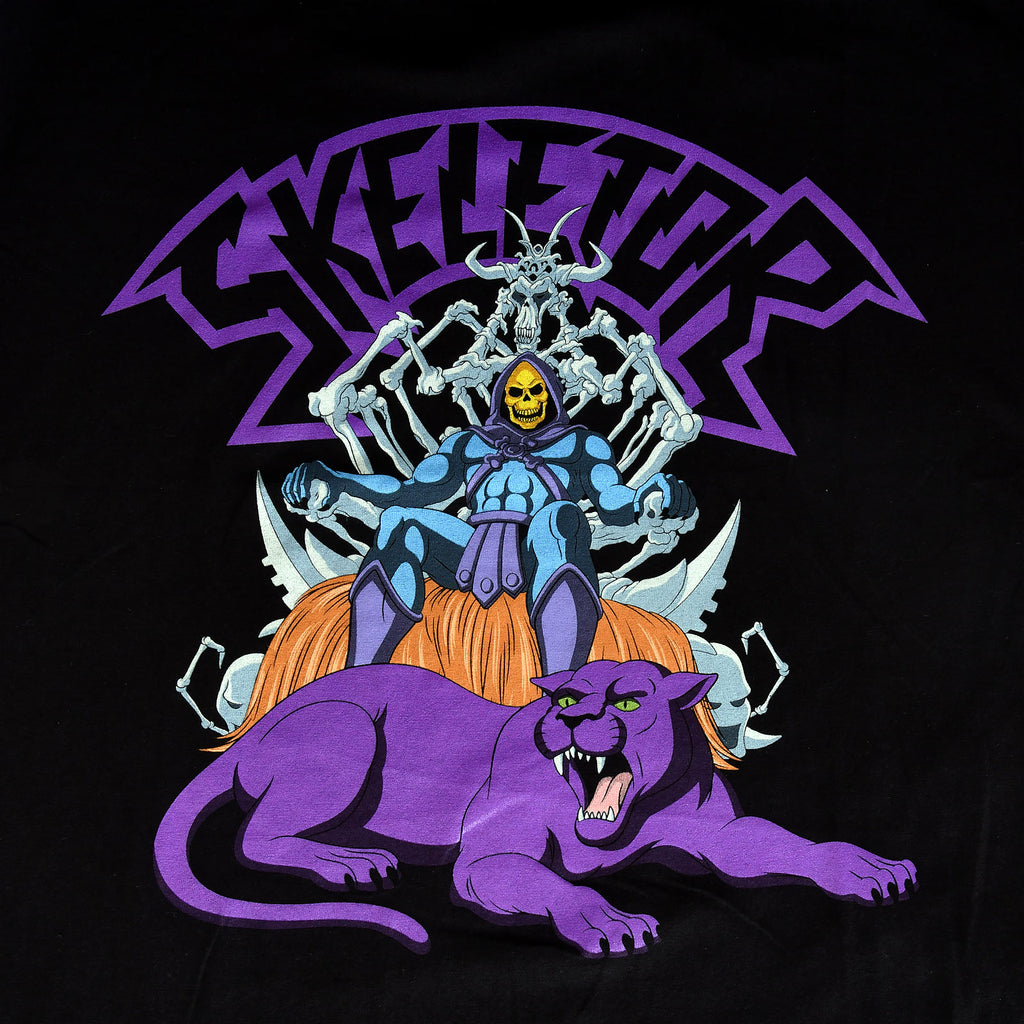 Productafbeelding Masters of the Universe - Skeletor op troon T-Shirt zwart