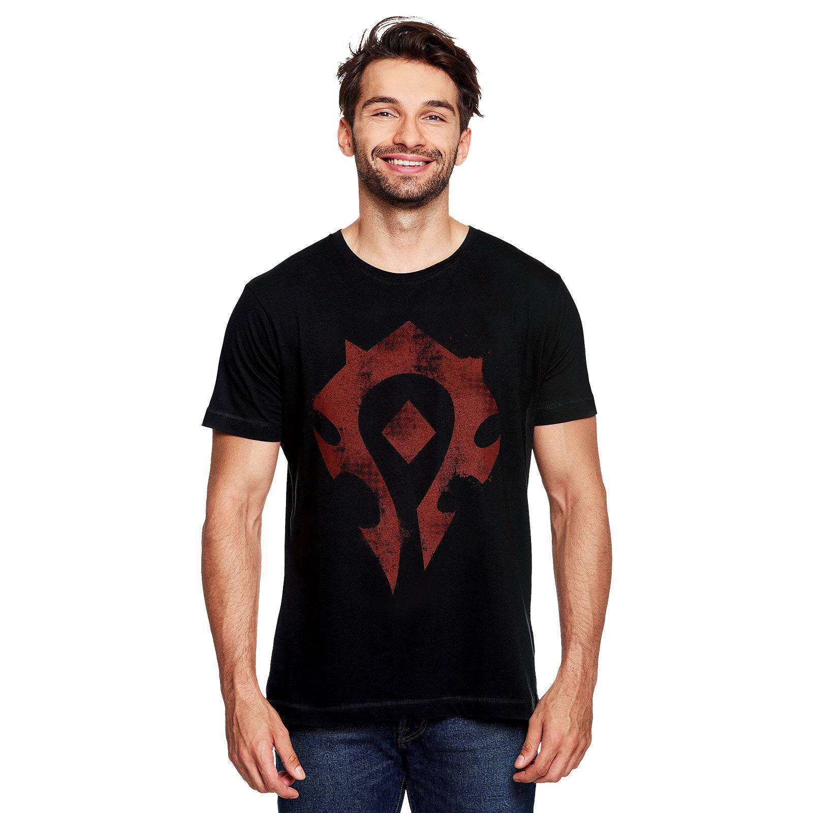 Productafbeelding World of Warcraft - Horde Spray Logo T-shirt zwart
