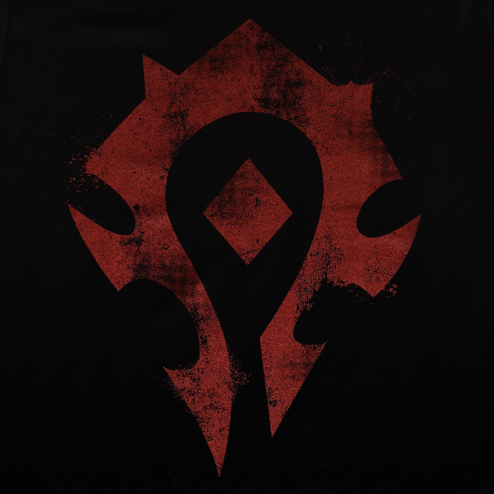 Productafbeelding World of Warcraft - Horde Spray Logo T-shirt zwart
