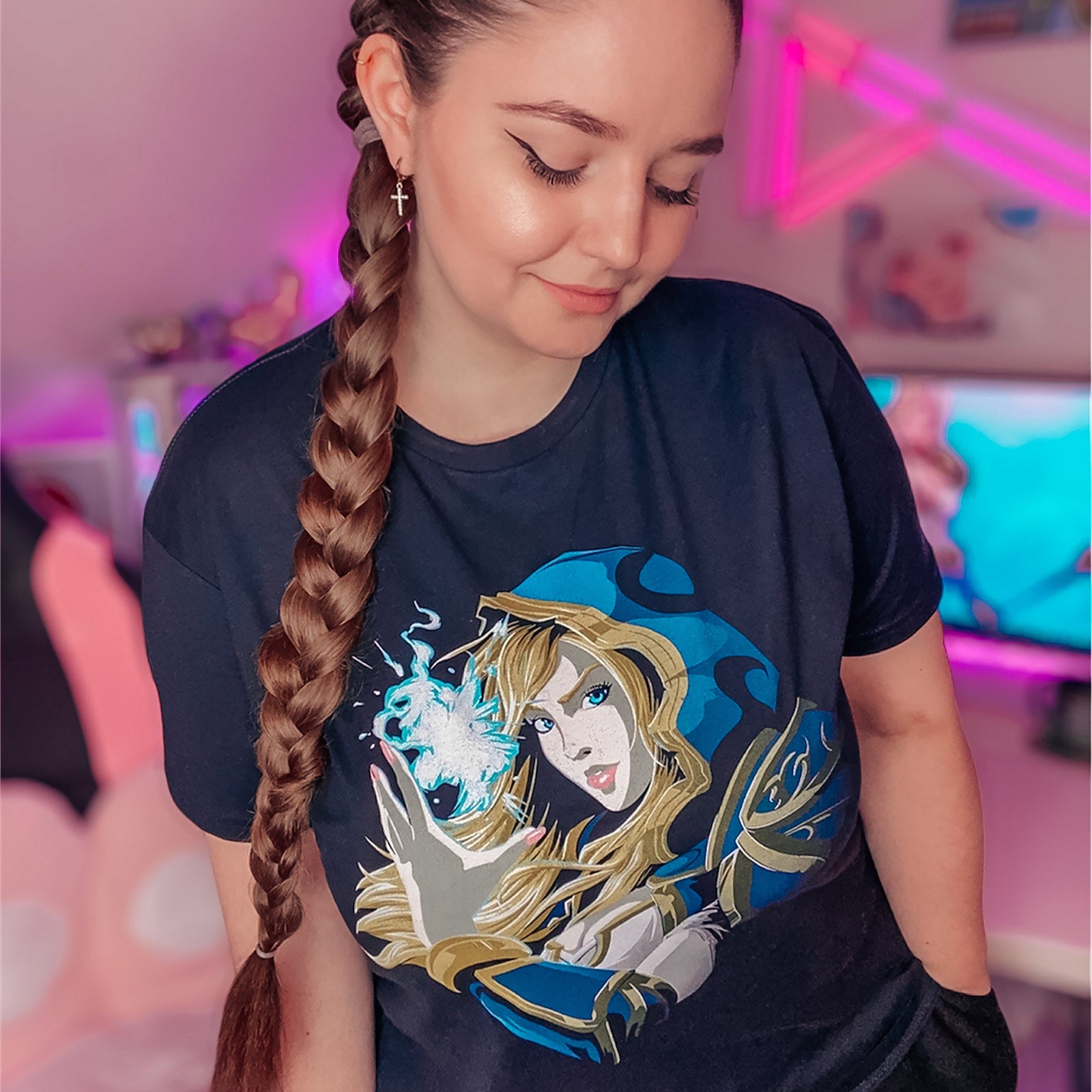Productafbeelding World of Warcraft - Jaina Proudmoore T-shirt blauw