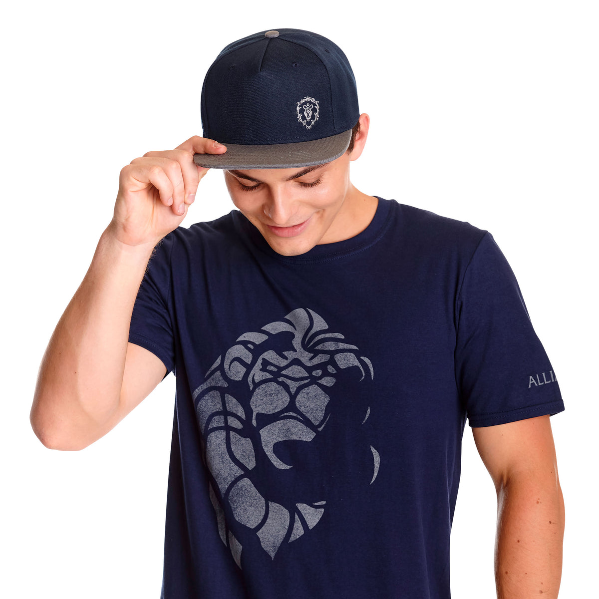 Productafbeelding World of Warcraft - Alliance Logo Snapback Cap blauw-grijs