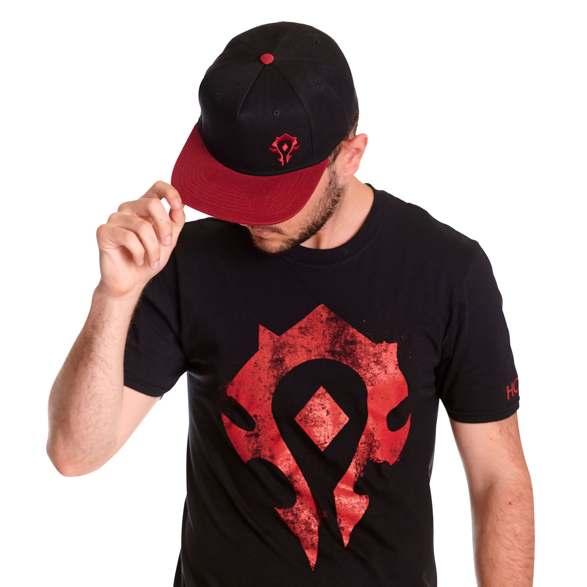 Productafbeelding World of Warcraft - Horde Logo Snapback Cap zwart-rood