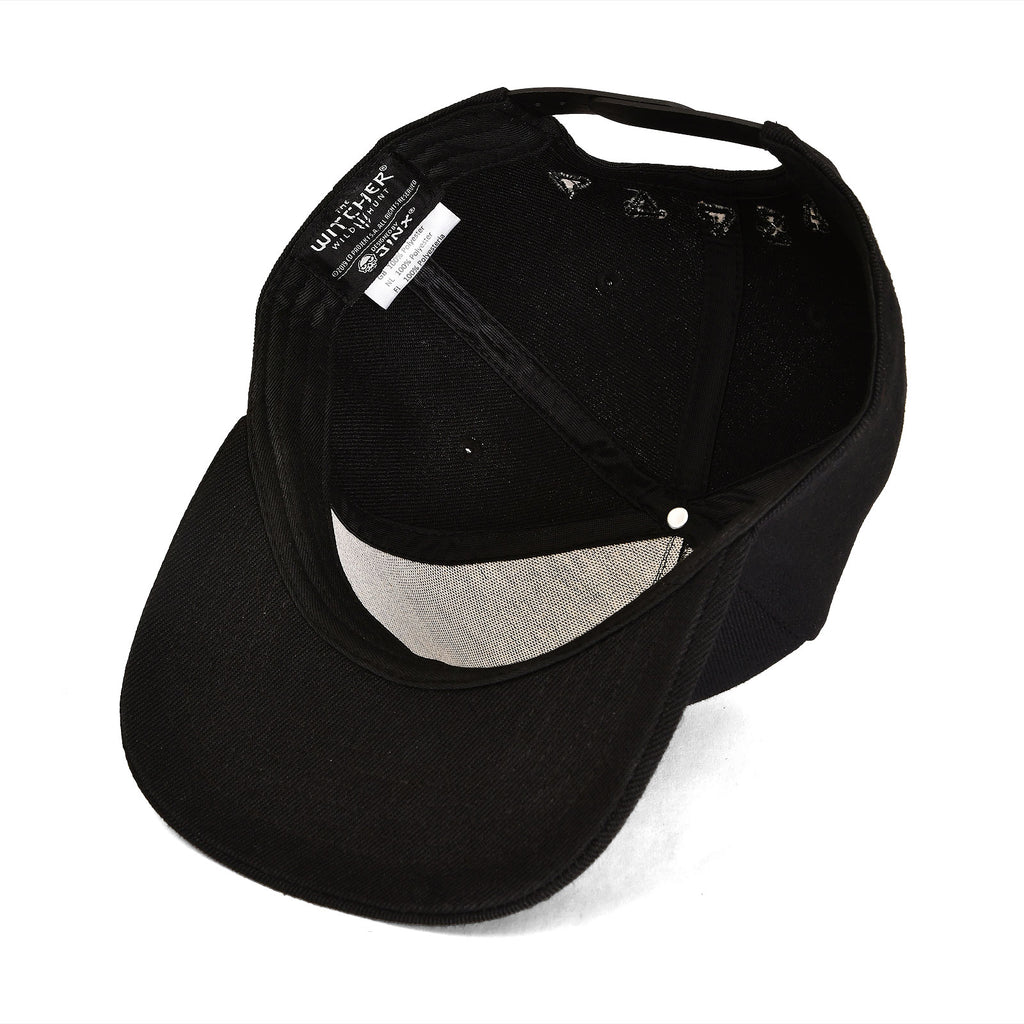 Productafbeelding Witcher - Wolf Silhouet Snapback Cap zwart