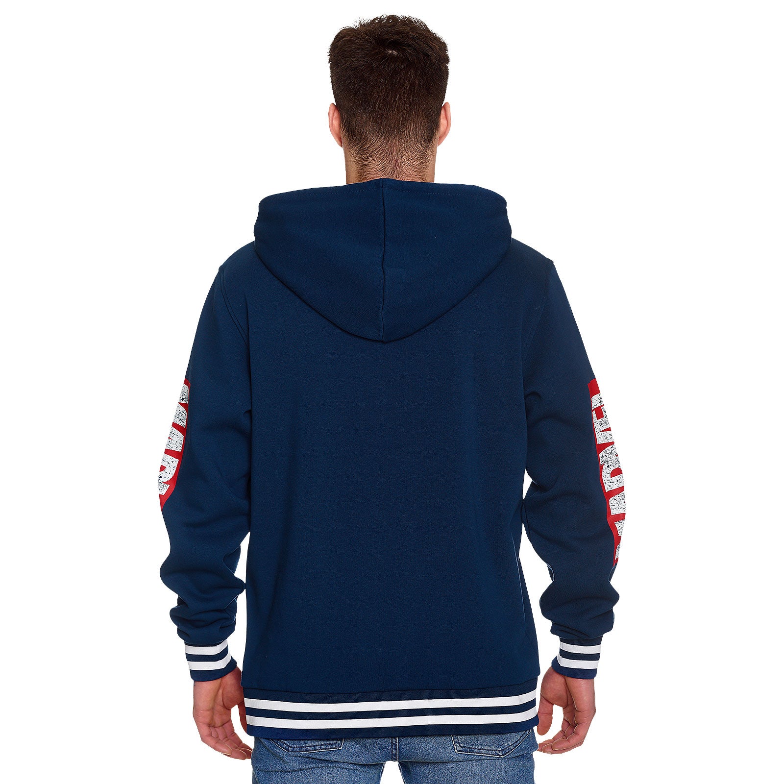 Productafbeelding Captain America - Shield Distressed Logo Hoodie blauw