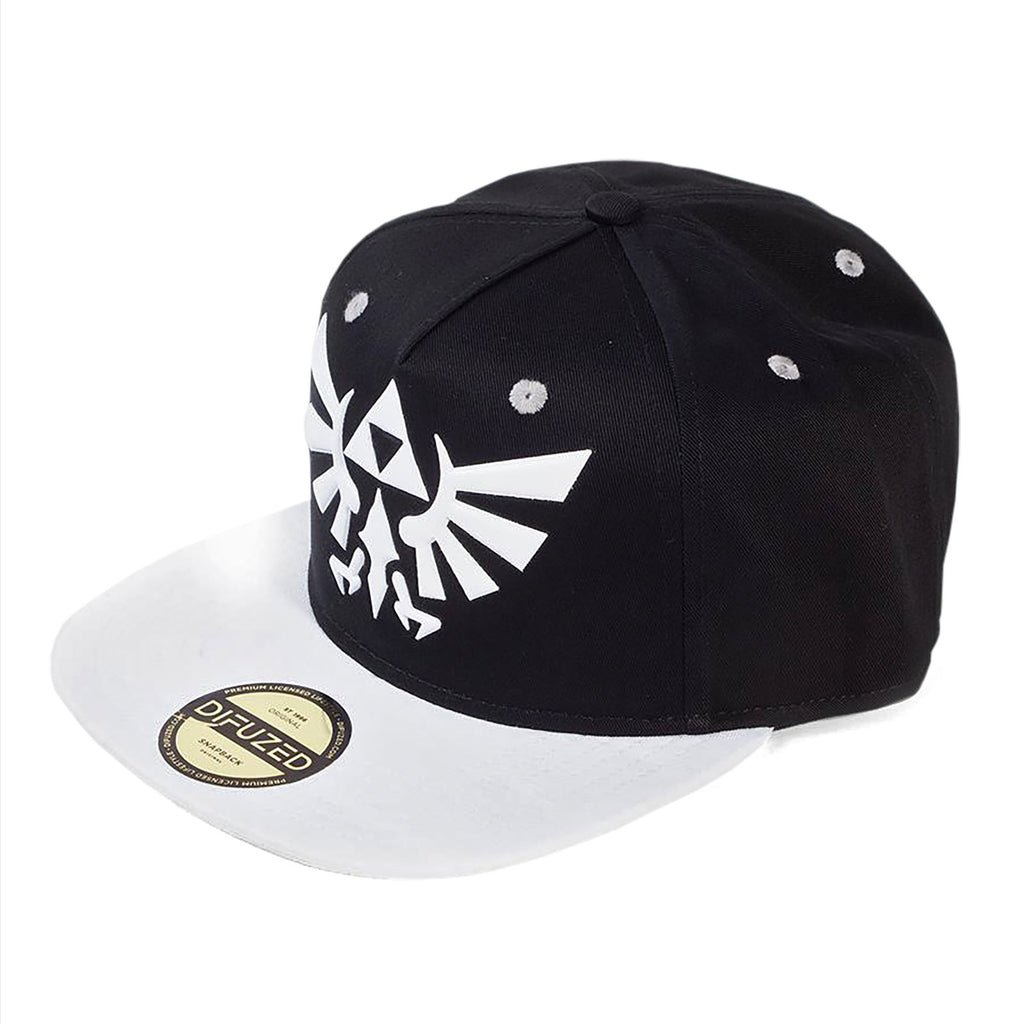 Productafbeelding Zelda - Hyrule Logo Snapback Cap zwart-wit