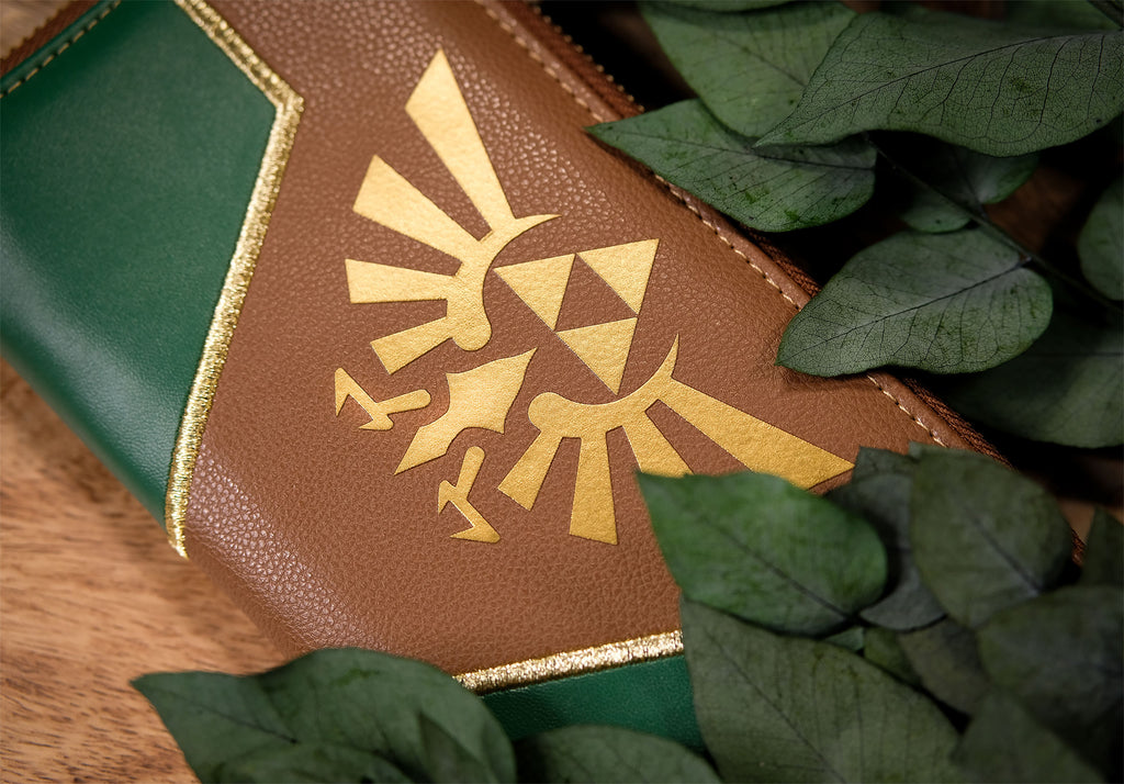 Productafbeelding Zelda - Hyrule Logo Portemonnee groen-bruin
