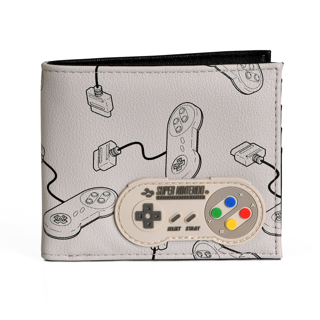 Productafbeelding Nintendo - SNES Controller portemonnee grijs