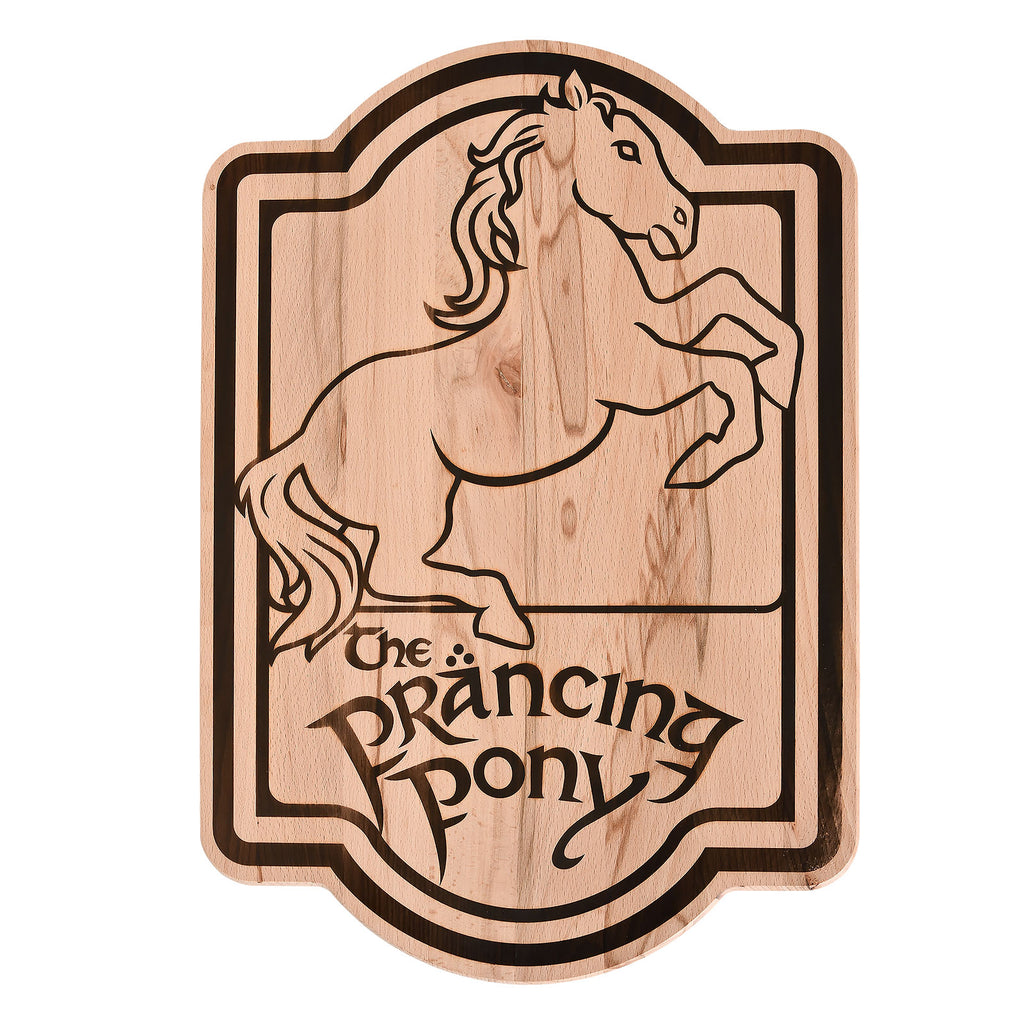 Productafbeelding Heer der Ringen - Het Dansende Pony Snijplank Beuk
