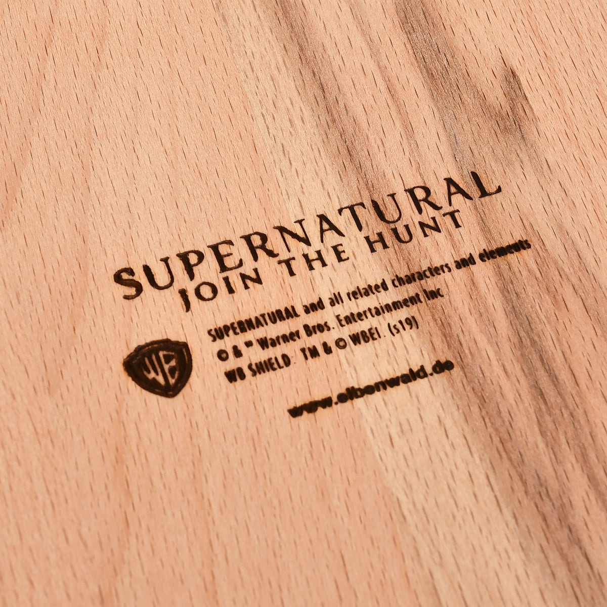 Productafbeelding Supernatural - Eat More Pie Beukenhouten Snijplank