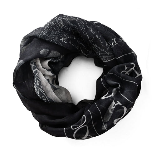 Productafbeelding Harry Potter - Marauders Map Loop Sjaal Zwart