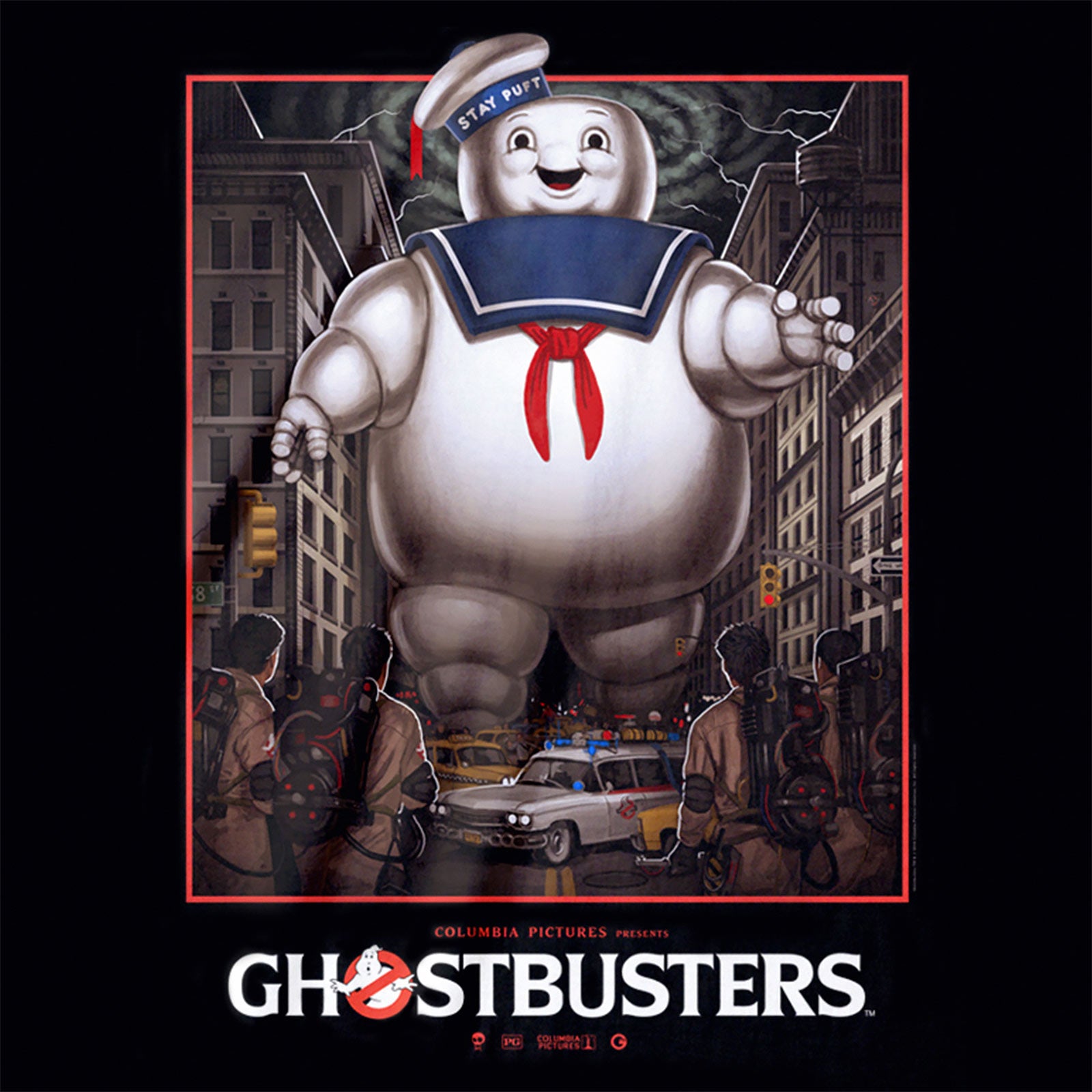 Productafbeelding Ghostbusters - Marshmallow Man T-shirt zwart