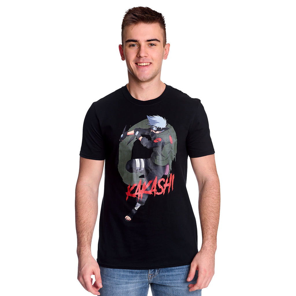Productafbeelding Naruto - Kakashi Personage T-Shirt zwart