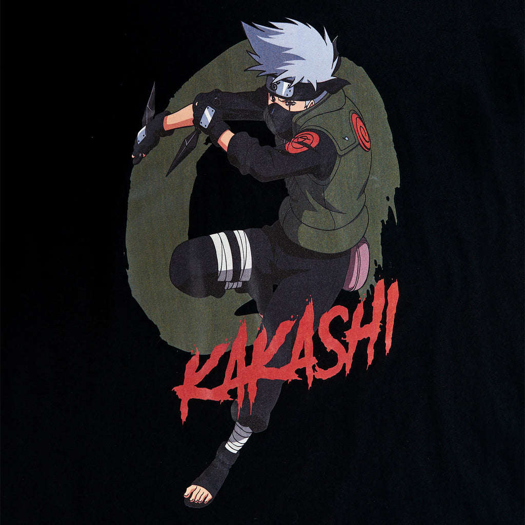 Productafbeelding Naruto - Kakashi Personage T-Shirt zwart