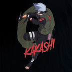 Productafbeelding Naruto - Kakashi Personage T-Shirt zwart