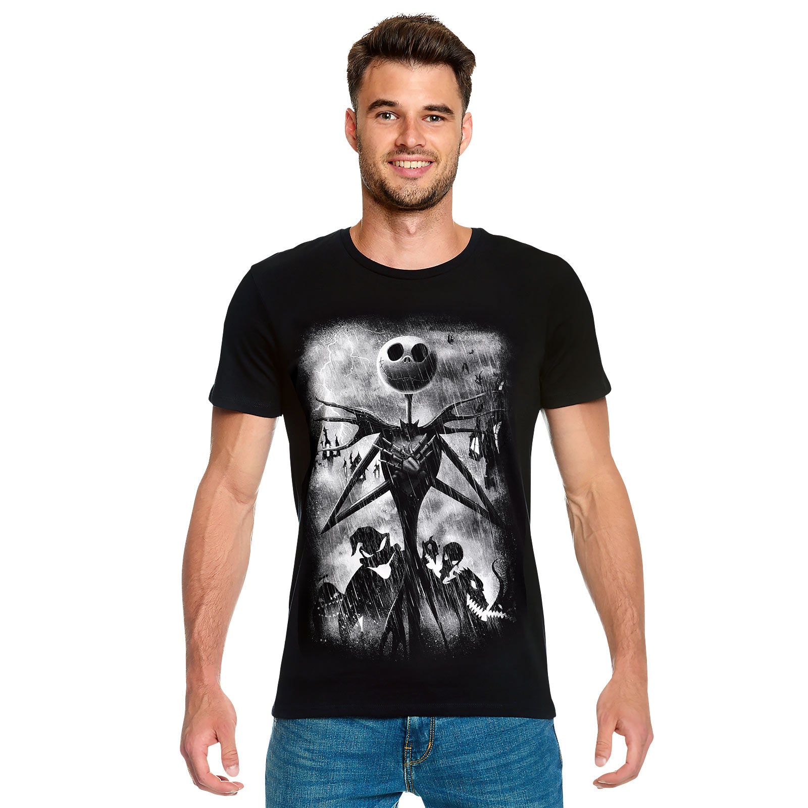 Product image Nightmare Before Christmas - Jack Stormy Skies T-Shirt black