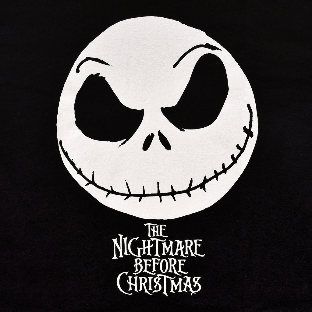 Productafbeelding Nightmare Before Christmas - Jack Face T-Shirt Zwart