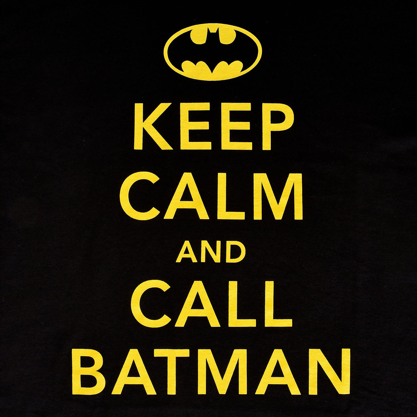Productafbeelding Batman - Keep Calm T-shirt zwart