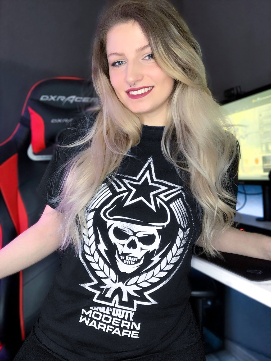 Productafbeelding Call of Duty - Skull Star T-shirt zwart