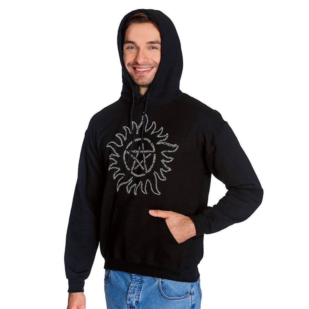 Productafbeelding Supernatural - Anti Possession Symbool Hoodie zwart