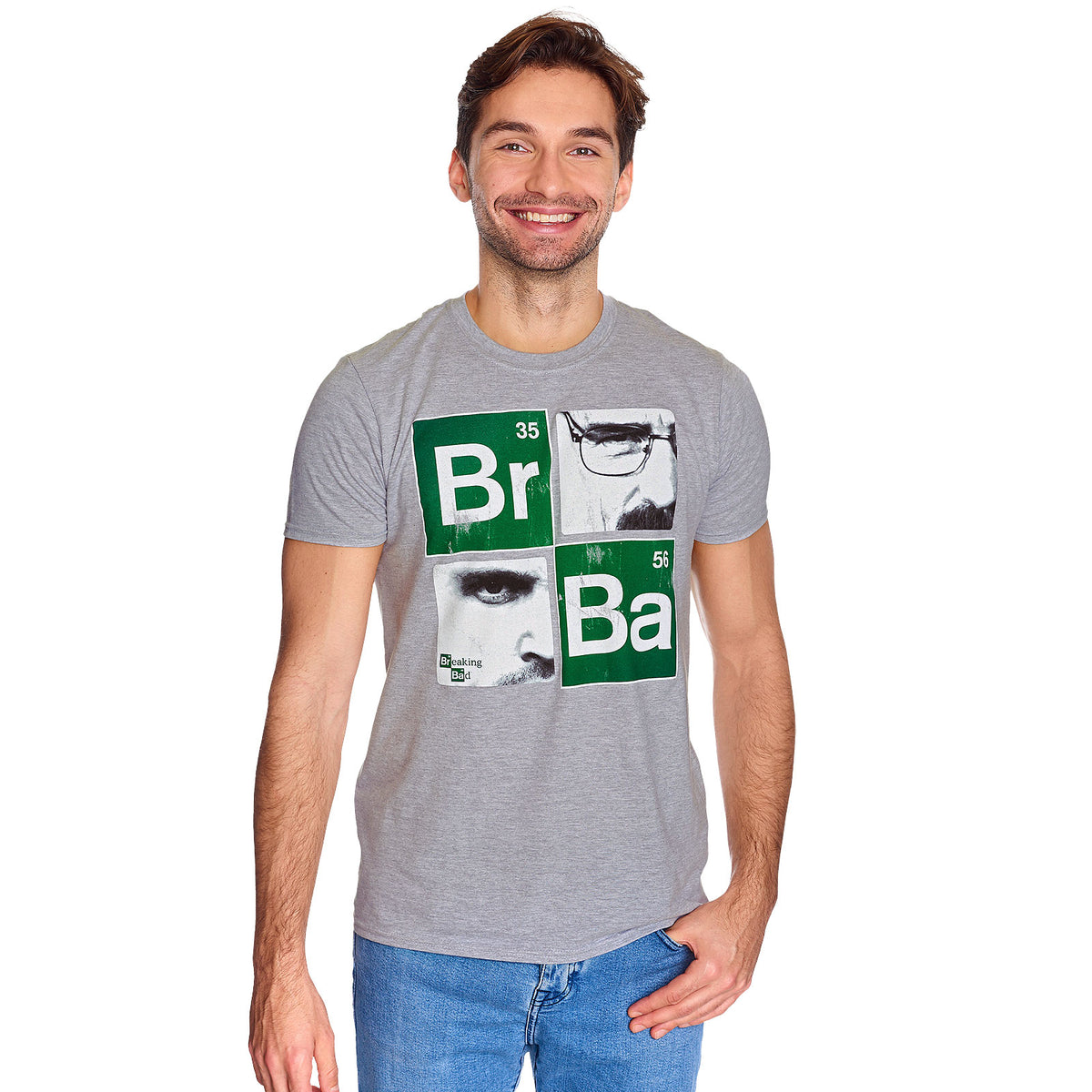 Productafbeelding Breaking Bad - Squares T-Shirt grijs