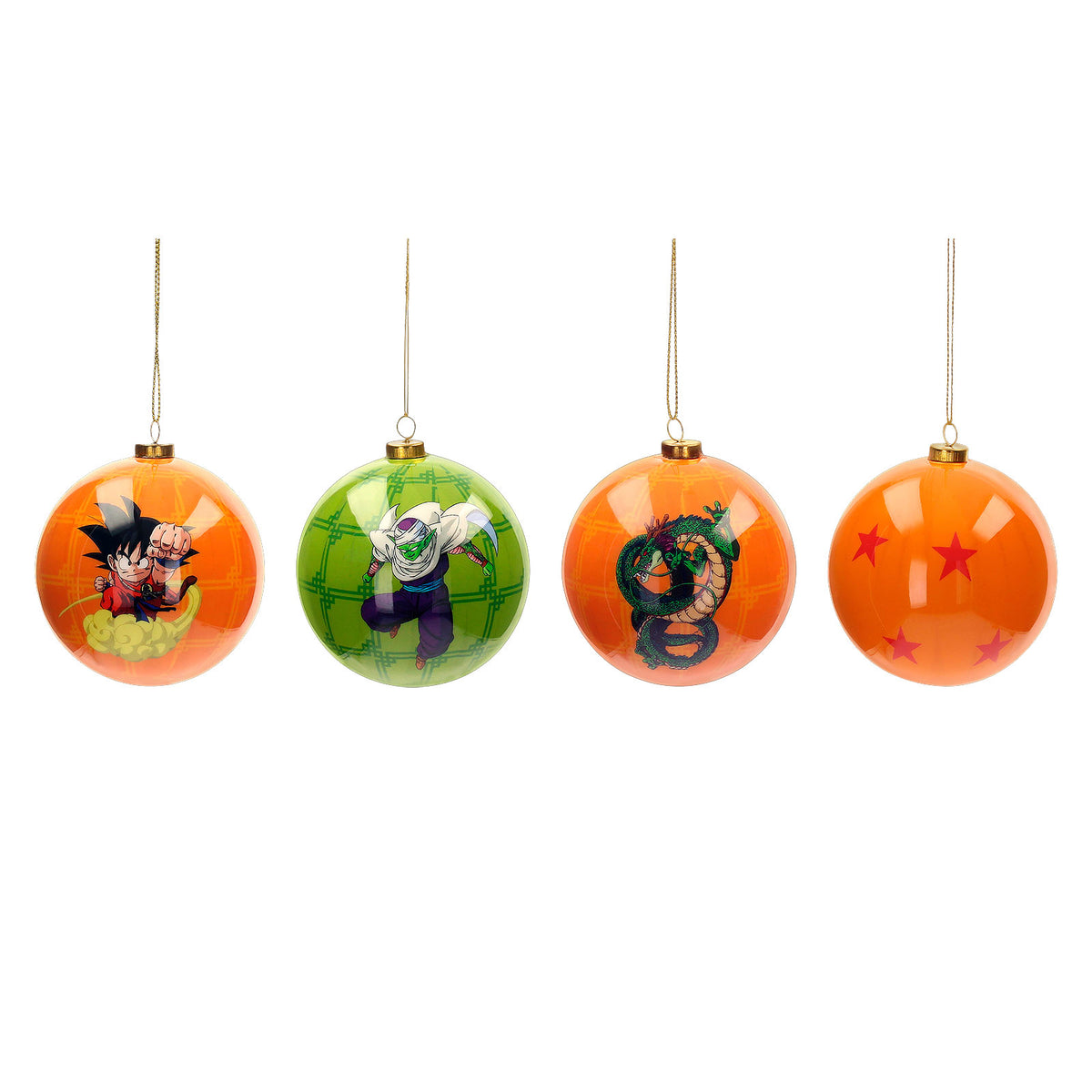 Productafbeelding Dragon Ball Kerstboom Ornamenten 4st