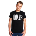 Productafbeelding Joker Distressed Logo T-Shirt Zwart