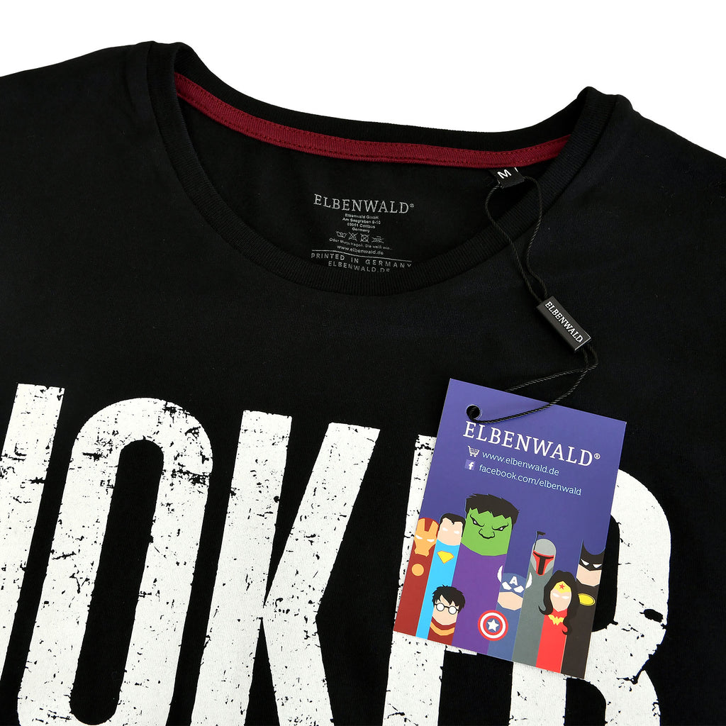 Productafbeelding Joker Distressed Logo T-Shirt Zwart
