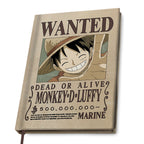 Productafbeelding One Piece - Wanted Luffy A5 Notitieboek